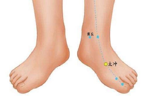 太冲准确位置图和作用（太冲准确位置图和作用及功效视频）