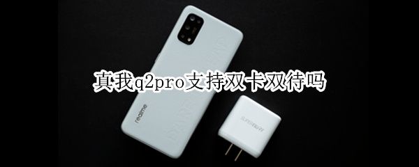 真我q2pro支持双卡双待吗