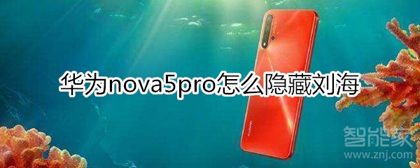 华为nova5pro怎么隐藏刘海