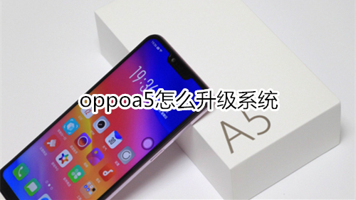 oppoa5怎么升级系统