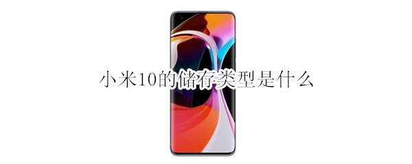 小米10的储存类型是什么