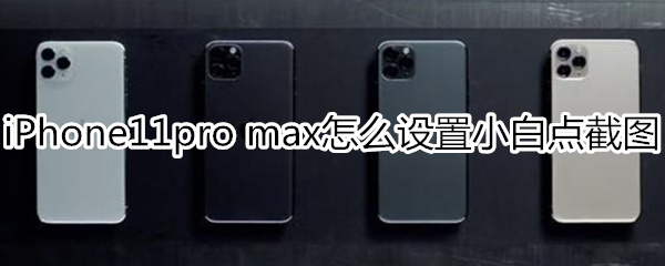 iPhone11pro max怎么设置小白点截图