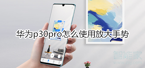 华为p30pro怎么使用放大手势