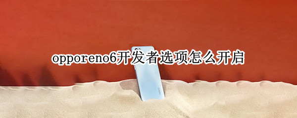 opporeno6开发者选项怎么开启