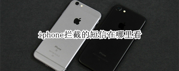 iphone拦截的短信在哪看