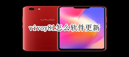 vivoy81怎么软件更新