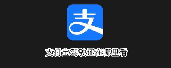 支付宝驾驶证在哪里看