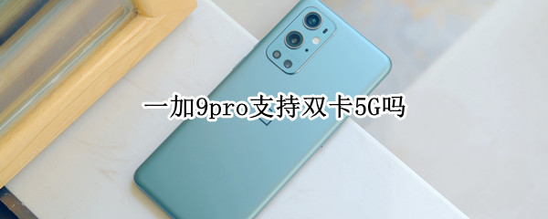 一加9pro支持双卡5G吗