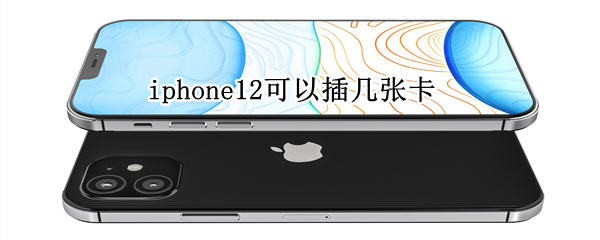 iphone12可以插几张卡