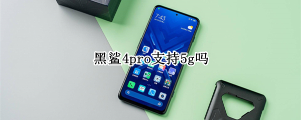 黑鲨4pro支持5g吗