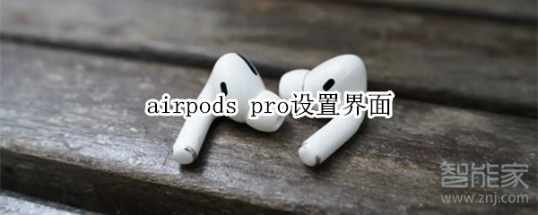 airpods pro设置界面