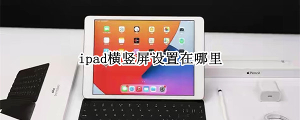 ipad横竖屏设置在哪里