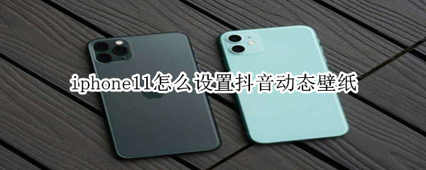 iphone11怎么设置抖音动态壁纸