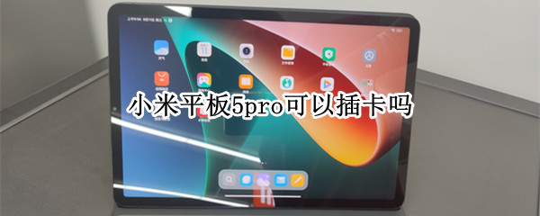 小米平板5pro可以插卡吗