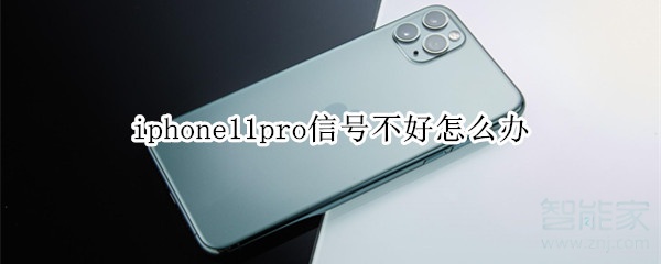 iphone11pro信号不好怎么办