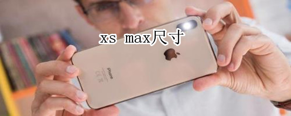 xs max尺寸