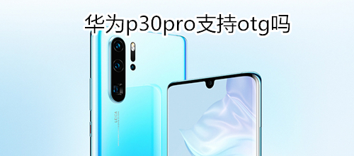 华为p30pro支持otg吗