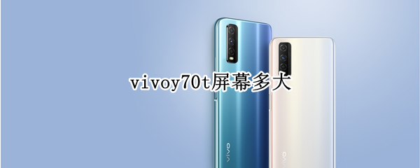 vivoy70t屏幕多大