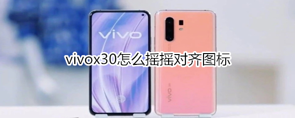 vivox30怎么摇摇对齐图标