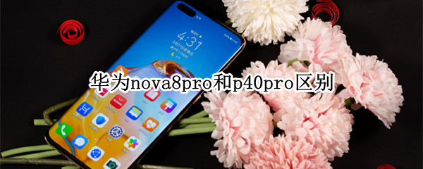 华为nova8pro和p40pro区别