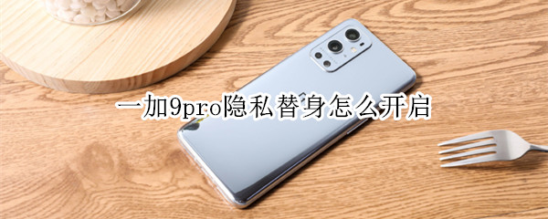 一加9pro隐私替身怎么开启