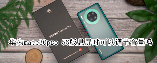 华为mate30pro 5G版息屏时可以调节音量吗