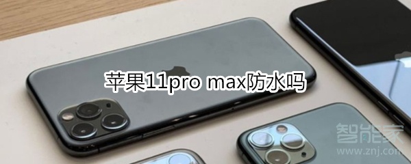 苹果11pro max防水吗