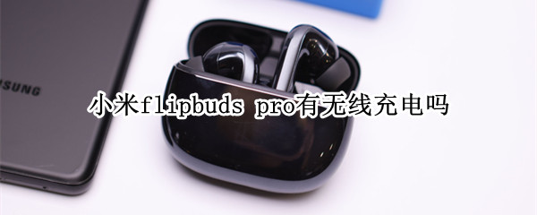 小米flipbuds pro有无线充电吗