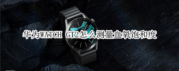 华为WATCH GT2怎么测量血氧饱和度