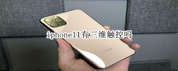 iphone11有三维触控吗