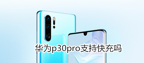 华为p30pro支持快充吗