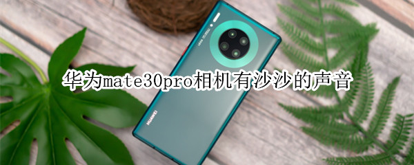 华为mate30pro相机有沙沙的声音