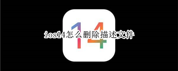 ios14怎么删除描述文件