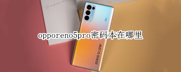 opporeno5pro密码本在哪里