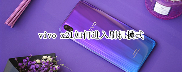 vivo x21如何进入刷机模式