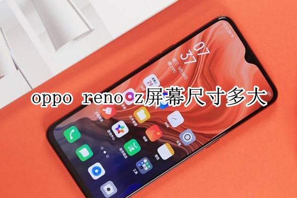 oppo reno z屏幕尺寸多大