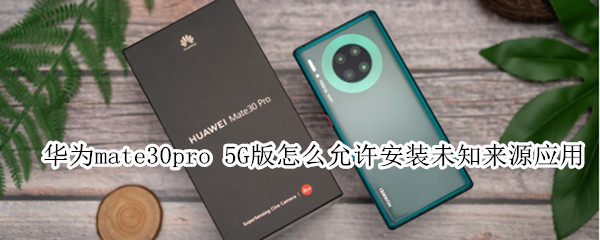 华为mate30pro 5G版怎么允许安装未知来源应用