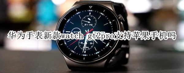 华为手表新款watch gt2pro支持苹果手机吗