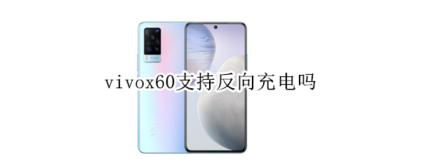 vivox60支持反向充电吗