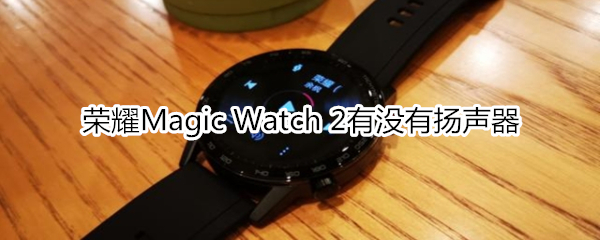 荣耀Magic Watch 2有没有扬声器