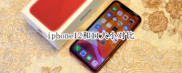 iphone12和11大小对比