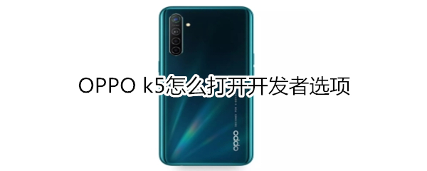 OPPO k5怎么打开开发者选项