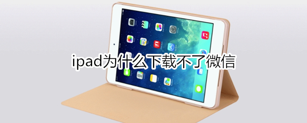 ipad为什么下载不了微信