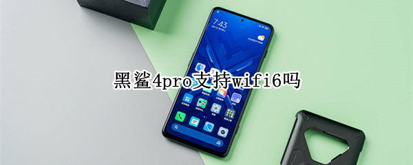 黑鲨4pro支持wifi6吗