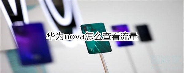 华为nova5怎么查看流量