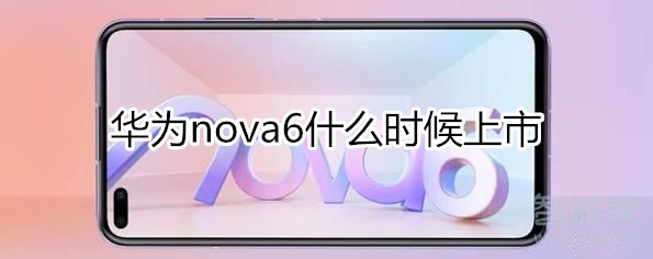 华为nova6什么时候上市