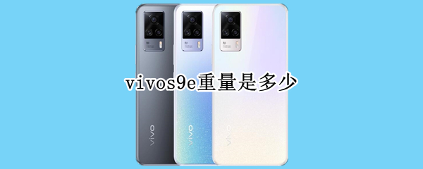 vivos9e重量是多少