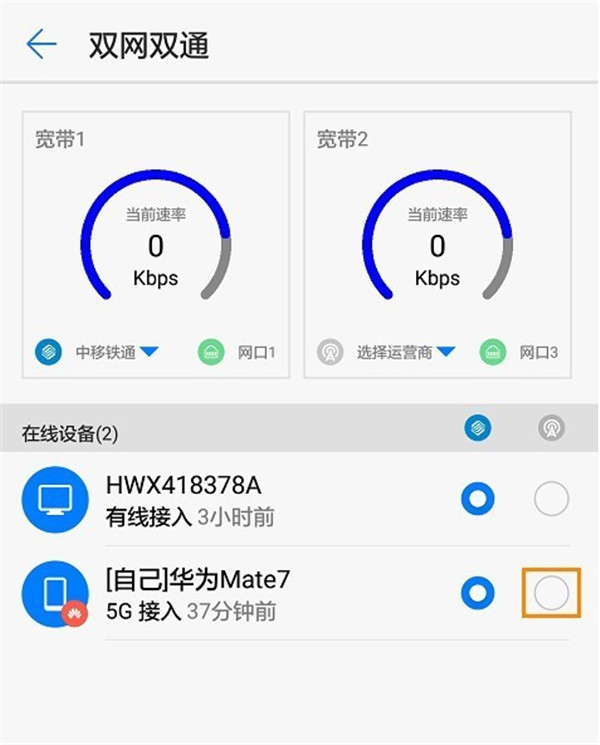 荣耀分布式路由支持双网双通功能吗