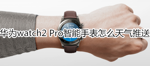 华为watch2 Pro智能手表怎么天气推送