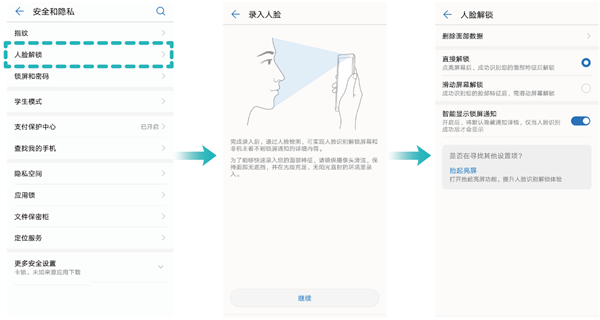 华为nova3i支持人脸解锁吗